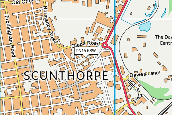 DN15 6SW map - OS VectorMap District (Ordnance Survey) DN15 6SW map - OS VectorMap District (Ordnance Survey)
