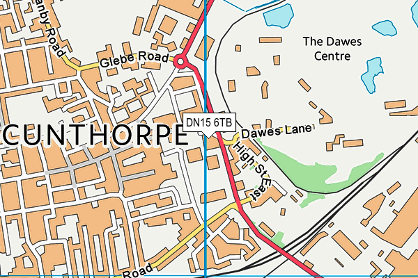 DN15 6TB map - OS VectorMap District (Ordnance Survey) DN15 6TB map - OS VectorMap District (Ordnance Survey)