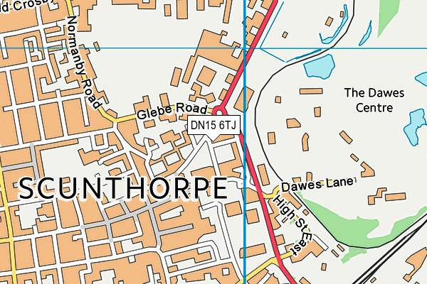DN15 6TJ map - OS VectorMap District (Ordnance Survey) DN15 6TJ map - OS VectorMap District (Ordnance Survey)
