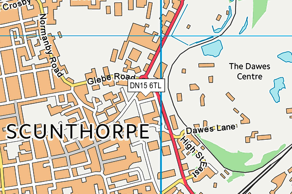 DN15 6TL map - OS VectorMap District (Ordnance Survey) DN15 6TL map - OS VectorMap District (Ordnance Survey)