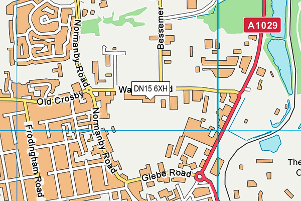 DN15 6XH map - OS VectorMap District (Ordnance Survey) DN15 6XH map - OS VectorMap District (Ordnance Survey)