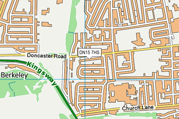 DN15 7HS map - OS VectorMap District (Ordnance Survey) DN15 7HS map - OS VectorMap District (Ordnance Survey)