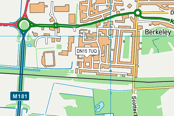 DN15 7UQ map - OS VectorMap District (Ordnance Survey) DN15 7UQ map - OS VectorMap District (Ordnance Survey)