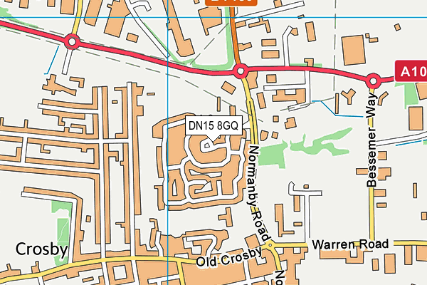 DN15 8GQ map - OS VectorMap District (Ordnance Survey) DN15 8GQ map - OS VectorMap District (Ordnance Survey)