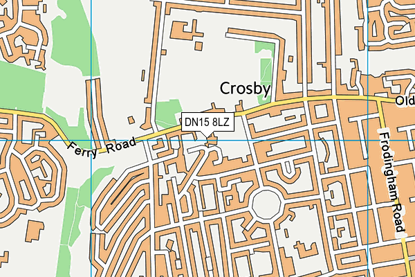 DN15 8LZ map - OS VectorMap District (Ordnance Survey) DN15 8LZ map - OS VectorMap District (Ordnance Survey)