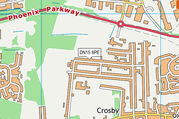 DN15 8PE map - OS VectorMap District (Ordnance Survey) DN15 8PE map - OS VectorMap District (Ordnance Survey)