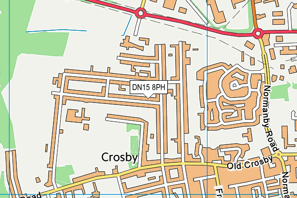 DN15 8PH map - OS VectorMap District (Ordnance Survey) DN15 8PH map - OS VectorMap District (Ordnance Survey)