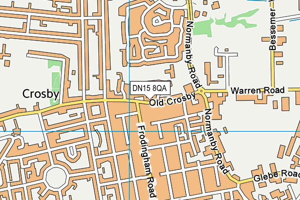 DN15 8QA map - OS VectorMap District (Ordnance Survey) DN15 8QA map - OS VectorMap District (Ordnance Survey)