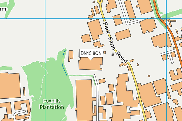 DN15 8QN map - OS VectorMap District (Ordnance Survey) DN15 8QN map - OS VectorMap District (Ordnance Survey)