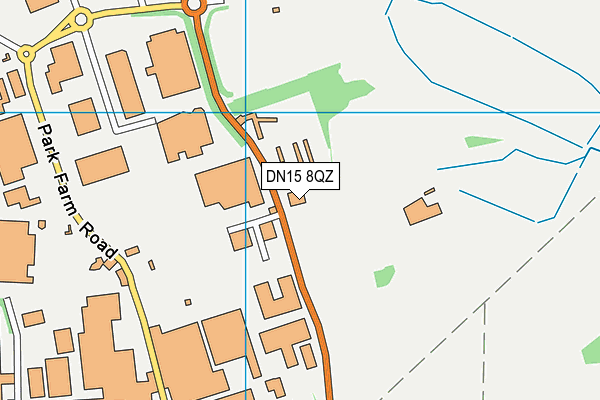 DN15 8QZ map - OS VectorMap District (Ordnance Survey) DN15 8QZ map - OS VectorMap District (Ordnance Survey)