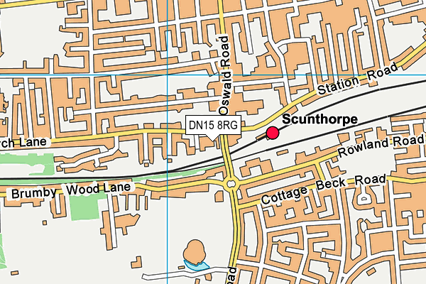 DN15 8RG map - OS VectorMap District (Ordnance Survey) DN15 8RG map - OS VectorMap District (Ordnance Survey)