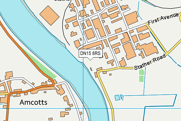DN15 8RS map - OS VectorMap District (Ordnance Survey) DN15 8RS map - OS VectorMap District (Ordnance Survey)