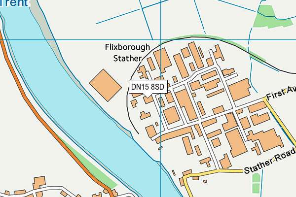DN15 8SD map - OS VectorMap District (Ordnance Survey) DN15 8SD map - OS VectorMap District (Ordnance Survey)