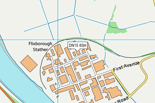DN15 8SH map - OS VectorMap District (Ordnance Survey) DN15 8SH map - OS VectorMap District (Ordnance Survey)