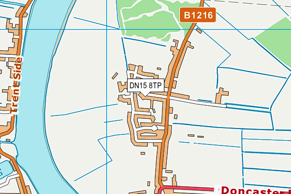 DN15 8TP map - OS VectorMap District (Ordnance Survey) DN15 8TP map - OS VectorMap District (Ordnance Survey)