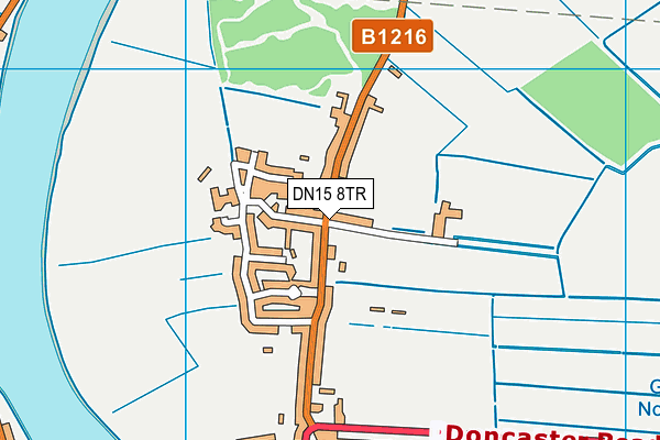 DN15 8TR map - OS VectorMap District (Ordnance Survey) DN15 8TR map - OS VectorMap District (Ordnance Survey)