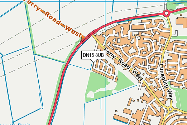 DN15 8UB map - OS VectorMap District (Ordnance Survey) DN15 8UB map - OS VectorMap District (Ordnance Survey)