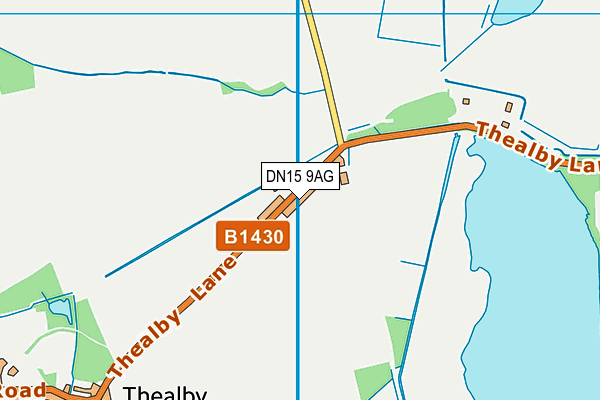 DN15 9AG map - OS VectorMap District (Ordnance Survey) DN15 9AG map - OS VectorMap District (Ordnance Survey)