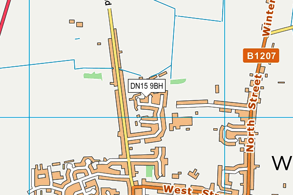 DN15 9BH map - OS VectorMap District (Ordnance Survey) DN15 9BH map - OS VectorMap District (Ordnance Survey)