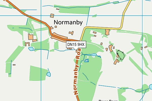 DN15 9HX map - OS VectorMap District (Ordnance Survey) DN15 9HX map - OS VectorMap District (Ordnance Survey)