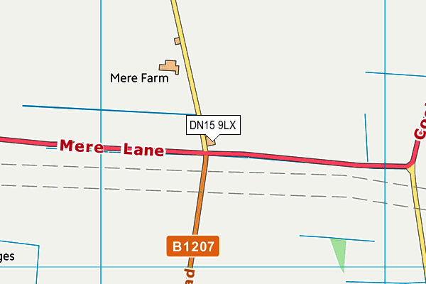 DN15 9LX map - OS VectorMap District (Ordnance Survey) DN15 9LX map - OS VectorMap District (Ordnance Survey)