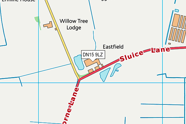 DN15 9LZ map - OS VectorMap District (Ordnance Survey) DN15 9LZ map - OS VectorMap District (Ordnance Survey)