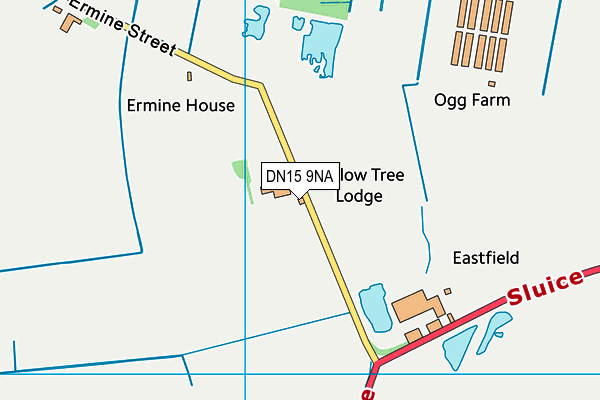 DN15 9NA map - OS VectorMap District (Ordnance Survey) DN15 9NA map - OS VectorMap District (Ordnance Survey)