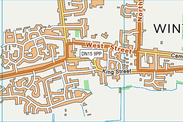 DN15 9PP map - OS VectorMap District (Ordnance Survey) DN15 9PP map - OS VectorMap District (Ordnance Survey)