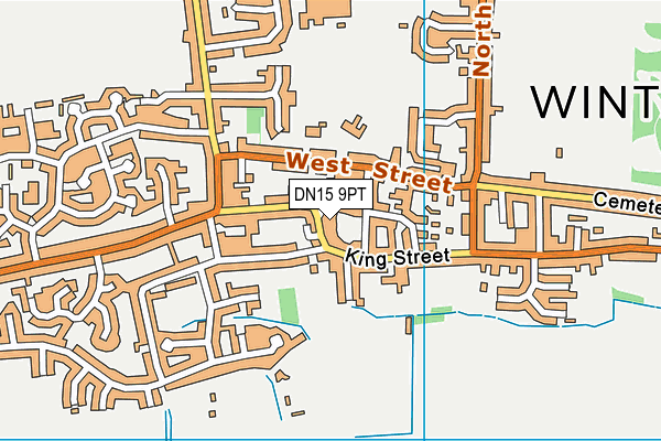 DN15 9PT map - OS VectorMap District (Ordnance Survey) DN15 9PT map - OS VectorMap District (Ordnance Survey)