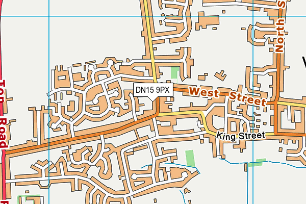 DN15 9PX map - OS VectorMap District (Ordnance Survey) DN15 9PX map - OS VectorMap District (Ordnance Survey)