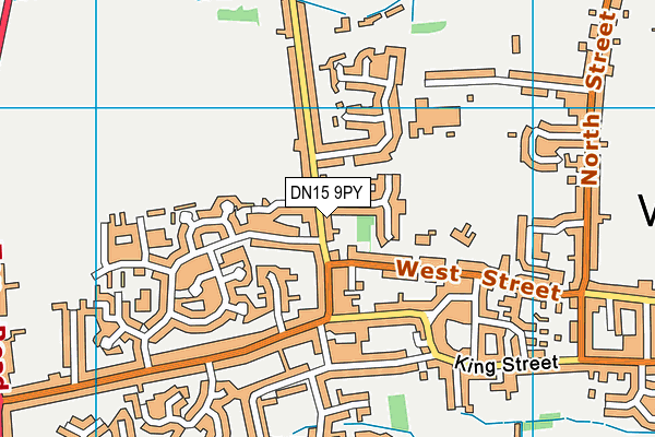 DN15 9PY map - OS VectorMap District (Ordnance Survey) DN15 9PY map - OS VectorMap District (Ordnance Survey)