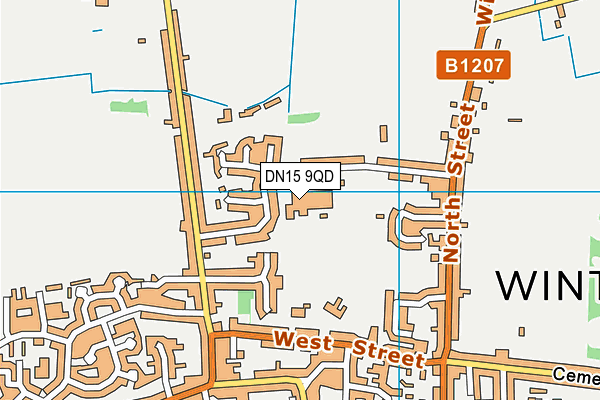 DN15 9QD map - OS VectorMap District (Ordnance Survey) DN15 9QD map - OS VectorMap District (Ordnance Survey)