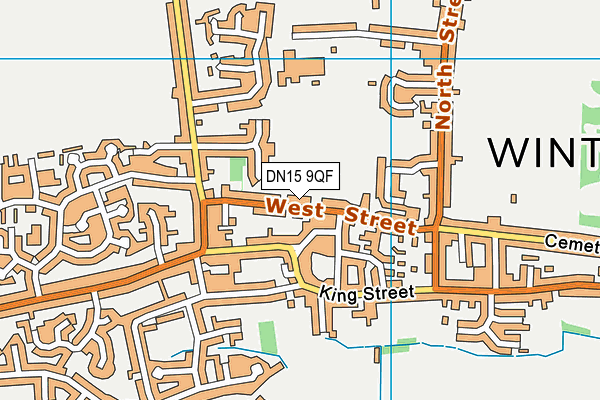 DN15 9QF map - OS VectorMap District (Ordnance Survey) DN15 9QF map - OS VectorMap District (Ordnance Survey)