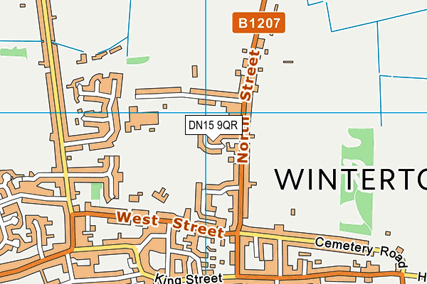DN15 9QR map - OS VectorMap District (Ordnance Survey) DN15 9QR map - OS VectorMap District (Ordnance Survey)