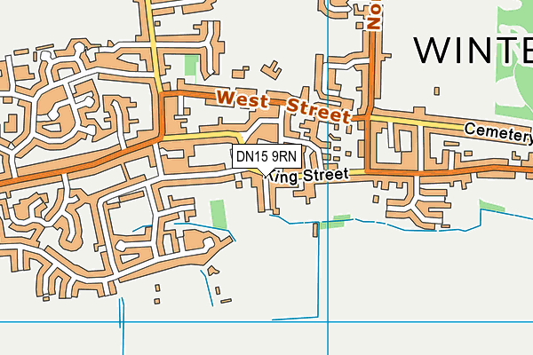 DN15 9RN map - OS VectorMap District (Ordnance Survey) DN15 9RN map - OS VectorMap District (Ordnance Survey)