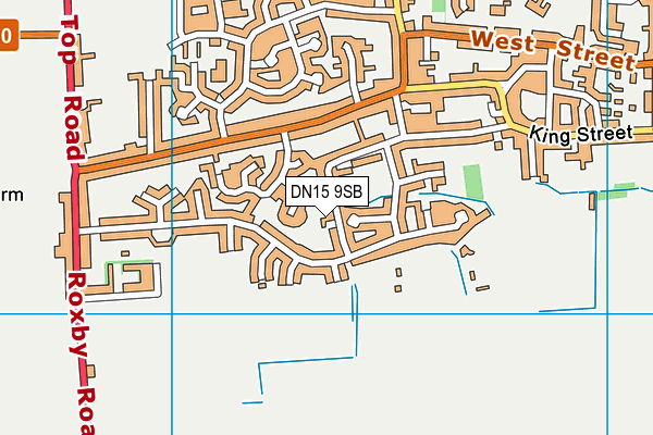 DN15 9SB map - OS VectorMap District (Ordnance Survey) DN15 9SB map - OS VectorMap District (Ordnance Survey)