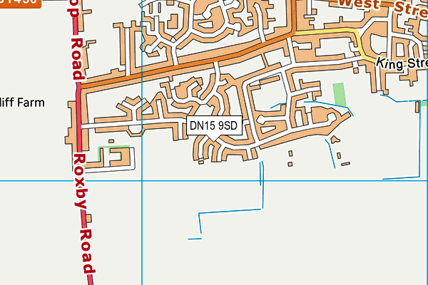 DN15 9SD map - OS VectorMap District (Ordnance Survey) DN15 9SD map - OS VectorMap District (Ordnance Survey)