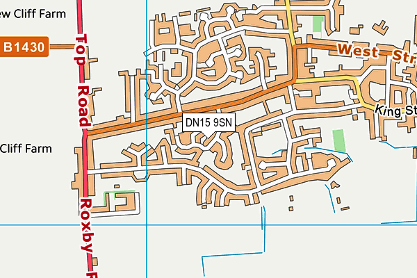 DN15 9SN map - OS VectorMap District (Ordnance Survey) DN15 9SN map - OS VectorMap District (Ordnance Survey)