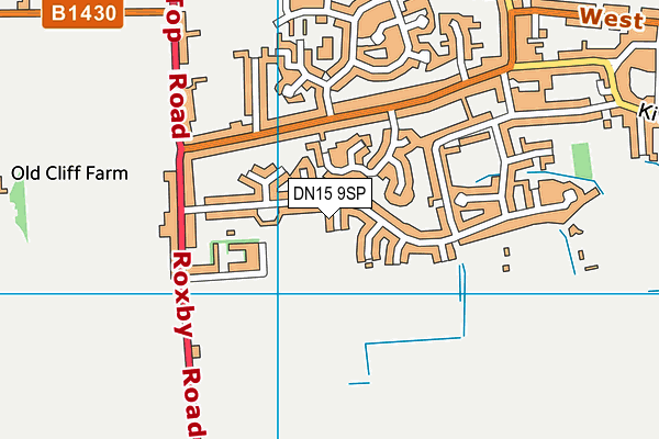 DN15 9SP map - OS VectorMap District (Ordnance Survey) DN15 9SP map - OS VectorMap District (Ordnance Survey)