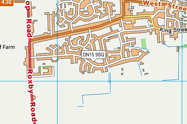 DN15 9SQ map - OS VectorMap District (Ordnance Survey) DN15 9SQ map - OS VectorMap District (Ordnance Survey)