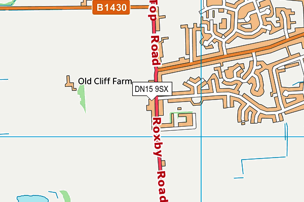 DN15 9SX map - OS VectorMap District (Ordnance Survey) DN15 9SX map - OS VectorMap District (Ordnance Survey)