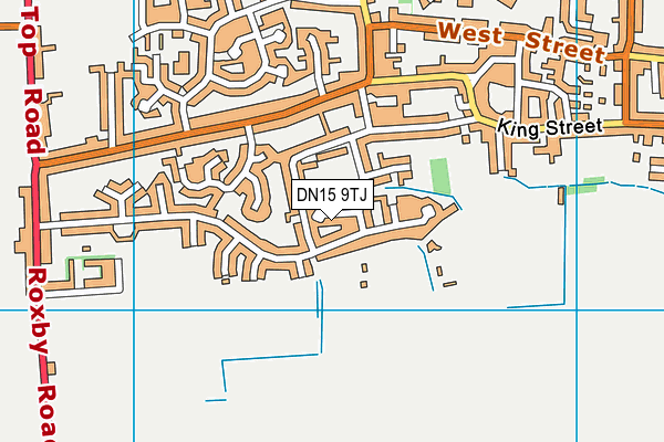 DN15 9TJ map - OS VectorMap District (Ordnance Survey) DN15 9TJ map - OS VectorMap District (Ordnance Survey)