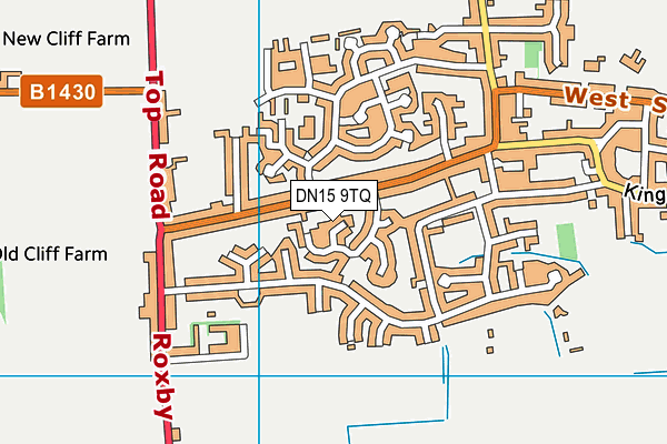 DN15 9TQ map - OS VectorMap District (Ordnance Survey) DN15 9TQ map - OS VectorMap District (Ordnance Survey)