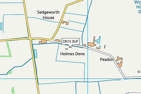 DN15 9UF map - OS VectorMap District (Ordnance Survey) DN15 9UF map - OS VectorMap District (Ordnance Survey)