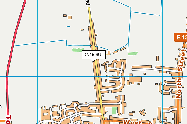 DN15 9UL map - OS VectorMap District (Ordnance Survey) DN15 9UL map - OS VectorMap District (Ordnance Survey)