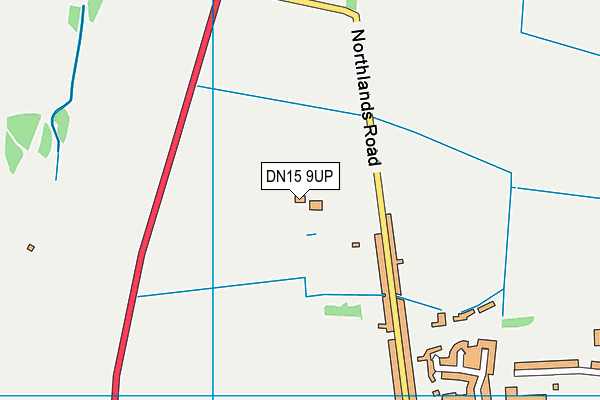 DN15 9UP map - OS VectorMap District (Ordnance Survey) DN15 9UP map - OS VectorMap District (Ordnance Survey)