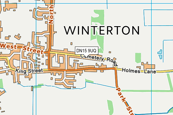 DN15 9UQ map - OS VectorMap District (Ordnance Survey) DN15 9UQ map - OS VectorMap District (Ordnance Survey)