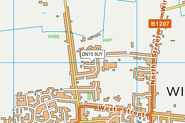 DN15 9UY map - OS VectorMap District (Ordnance Survey) DN15 9UY map - OS VectorMap District (Ordnance Survey)