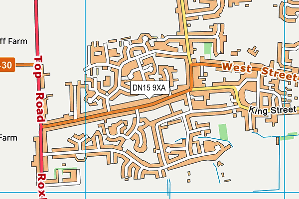 DN15 9XA map - OS VectorMap District (Ordnance Survey) DN15 9XA map - OS VectorMap District (Ordnance Survey)