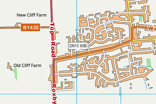 DN15 9XB map - OS VectorMap District (Ordnance Survey) DN15 9XB map - OS VectorMap District (Ordnance Survey)